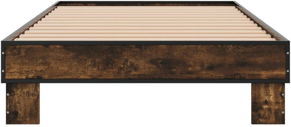 Lova Lovos rėmas Dūminio ąžuolo 80 x 200 cm Apdirbta mediena