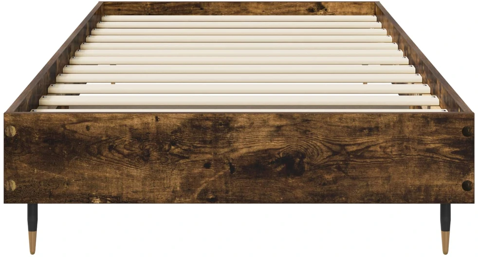 Lova Lovos rėmas Dūminio ąžuolo 80 x 200 cm Apdirbta mediena