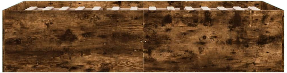 Lovos rėmas, dūminio ąžuolo spalvos, 90x190cm, apdirbta mediena