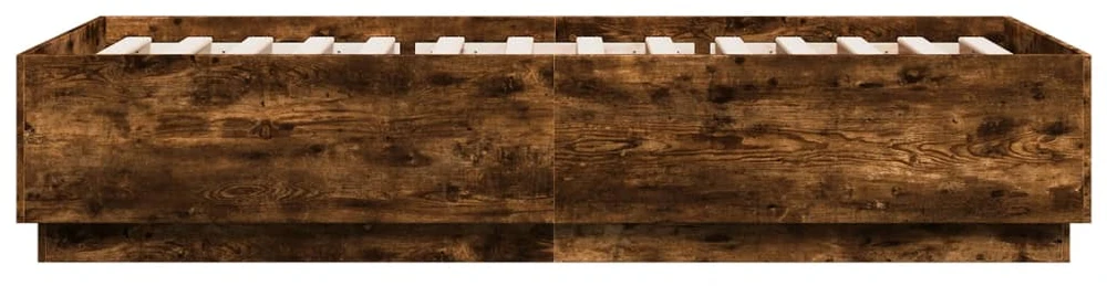 Lovos rėmas, dūminio ąžuolo spalvos, 90x200cm, apdirbta mediena