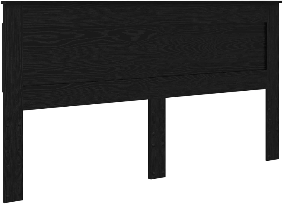 Lovos rėmas Juoda 200 x 200 cm Kietos pušies mediena