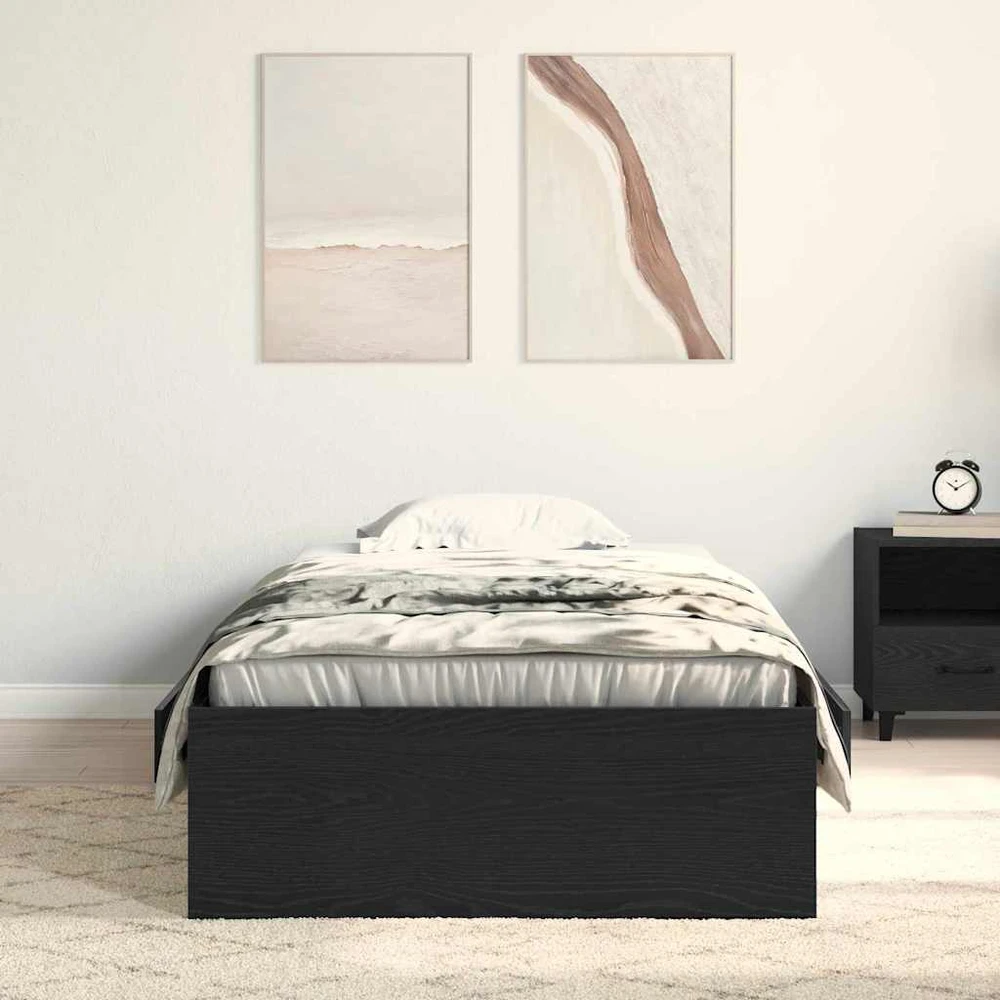 Lova Malys Group Lovos rėmas Juodas ąžuolas 100 x 200 cm Apdirbta mediena