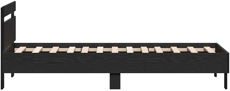 Lova Lovos rėmas Juodas ąžuolas 193 x 95 x 88 cm Apdirbta mediena