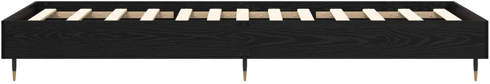Lova Lovos rėmas Juodojo ąžuolo 80 x 200 cm Apdirbta mediena