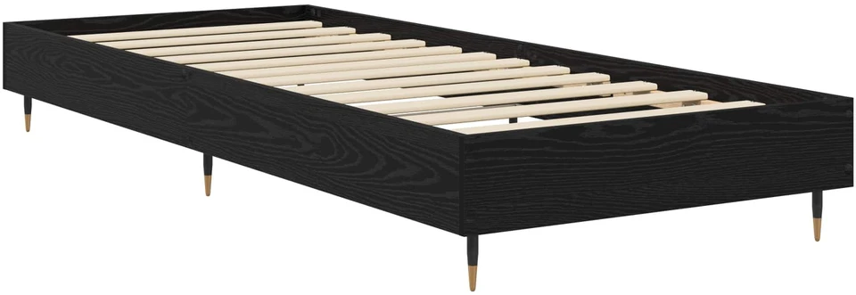 Lova Lovos rėmas Juodojo ąžuolo 80 x 200 cm Apdirbta mediena