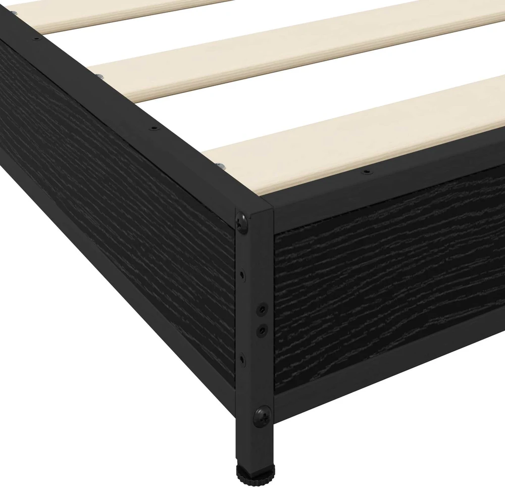 Lova Lovos rėmas Juodojo ąžuolo 80 x 200 cm Apdirbta mediena