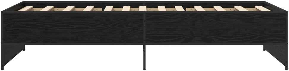 Lova Lovos rėmas Juodojo ąžuolo 80 x 200 cm Apdirbta mediena