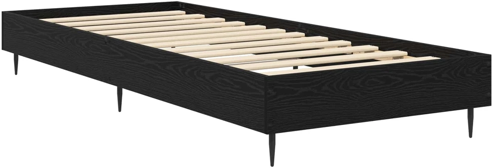 Lova Lovos rėmas Juodojo ąžuolo 80 x 200 cm Apdirbta mediena