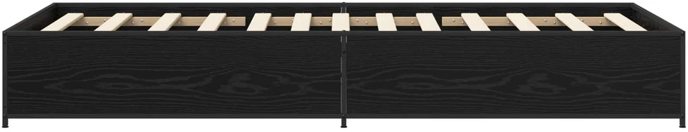 Lova Lovos rėmas Juodojo ąžuolo 80 x 200 cm Apdirbta mediena