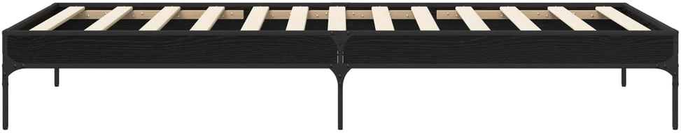 Lova Lovos rėmas Juodojo ąžuolo 80 x 200 cm Apdirbta mediena