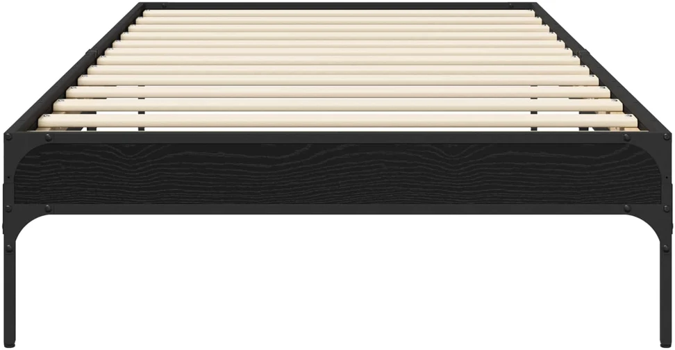 Lova Lovos rėmas Juodojo ąžuolo 80 x 200 cm Apdirbta mediena