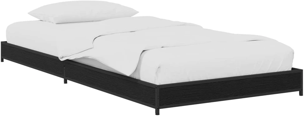 Lova Lovos rėmas Juodojo ąžuolo 80 x 200 cm Apdirbta mediena