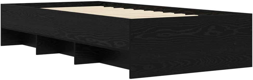 Lova Lovos rėmas Juodojo ąžuolo 80 x 200 cm Apdirbta mediena