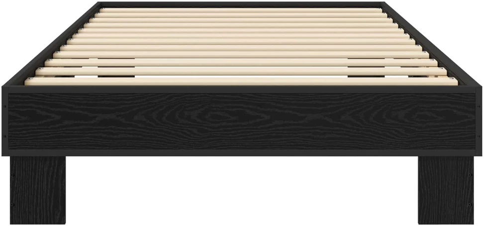Lova Lovos rėmas Juodojo ąžuolo 80 x 200 cm Apdirbta mediena
