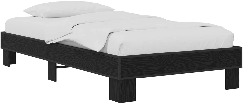 Lova Lovos rėmas Juodojo ąžuolo 80 x 200 cm Apdirbta mediena