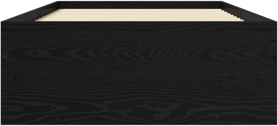 Lova Lovos rėmas Juodojo ąžuolo 80 x 200 cm Apdirbta mediena