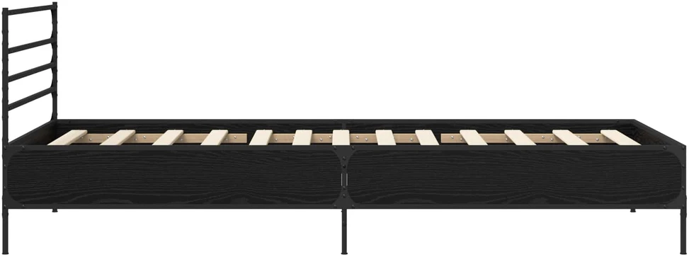 Lova Lovos rėmas Juodojo ąžuolo 80 x 200 cm Apdirbta mediena