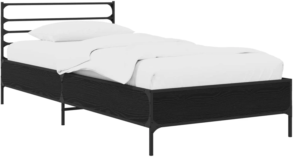 Lova Lovos rėmas Juodojo ąžuolo 80 x 200 cm Apdirbta mediena