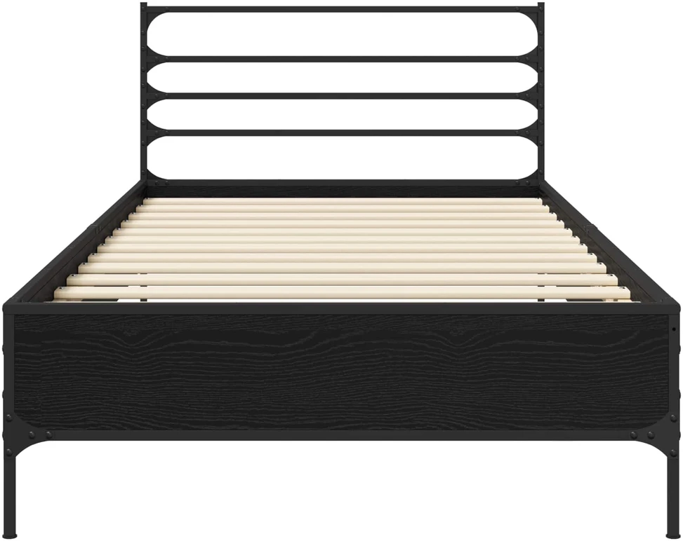 Lova Lovos rėmas Juodojo ąžuolo 80 x 200 cm Apdirbta mediena