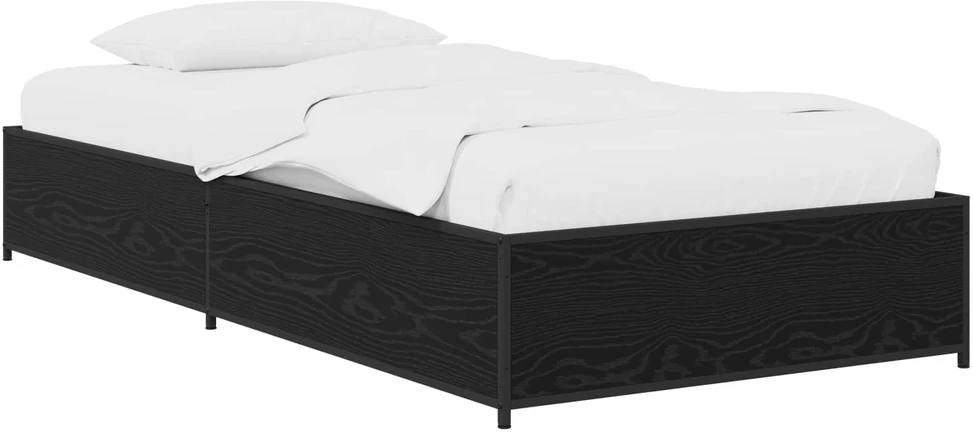 Lova Lovos rėmas Juodojo ąžuolo 80 x 200 cm Apdirbta mediena