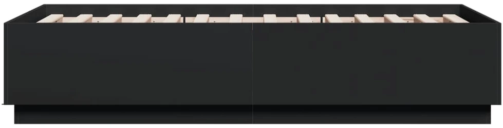 Lovos rėmas, juodos spalvos, 75x190cm, apdirbta mediena