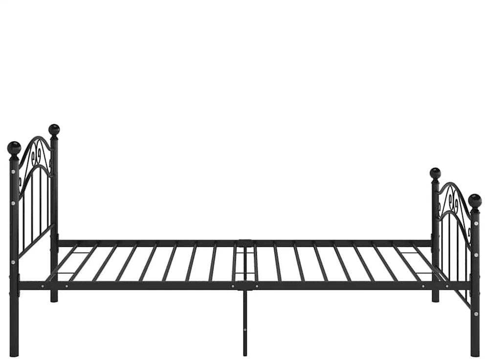 Lovos rėmas, juodos spalvos, 90x200cm, metalas