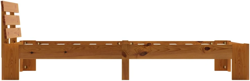 Lovos rėmas, medaus rudos sp., 100x200 cm, pušies med. masyvas