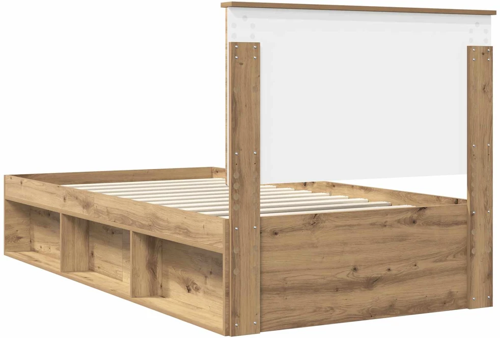 Lova Lovos rėmas Meistrų ąžuolas 100 x 200 cm Kietos pušies mediena