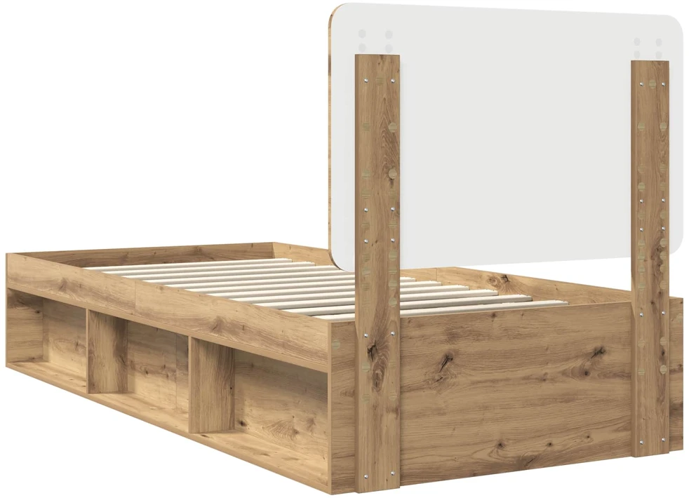Lova Lovos rėmas Meistrų ąžuolas 100 x 200 cm Kietos pušies mediena
