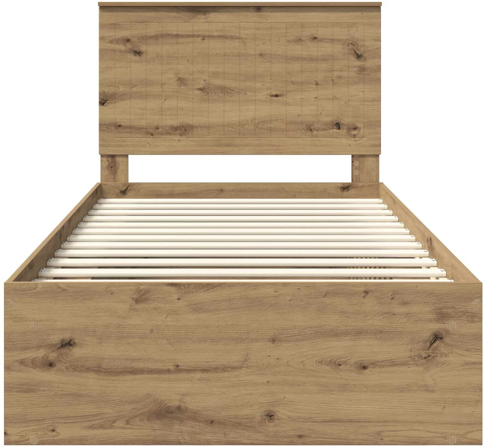 Lova Lovos rėmas Meistrų ąžuolas 100 x 200 cm Kietos pušies mediena