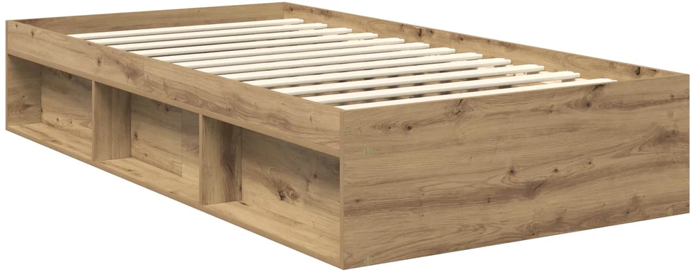 Lova Lovos rėmas Meistrų ąžuolas 100 x 200 cm Kietos pušies mediena