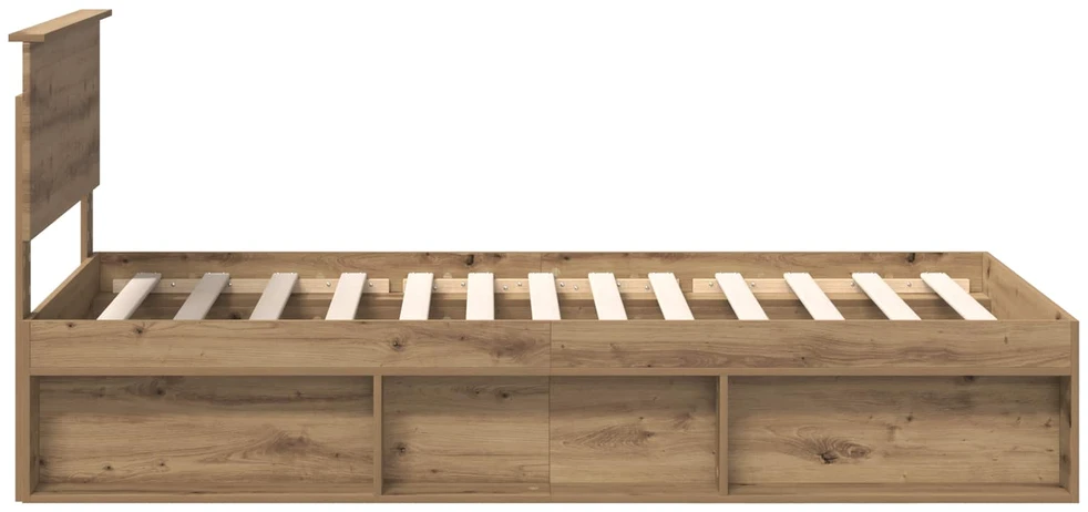 Lova Lovos rėmas Meistrų ąžuolas 100 x 200 cm Kietos pušies mediena