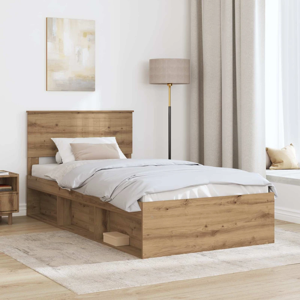 Lova Lovos rėmas Meistrų ąžuolas 100 x 200 cm Kietos pušies mediena