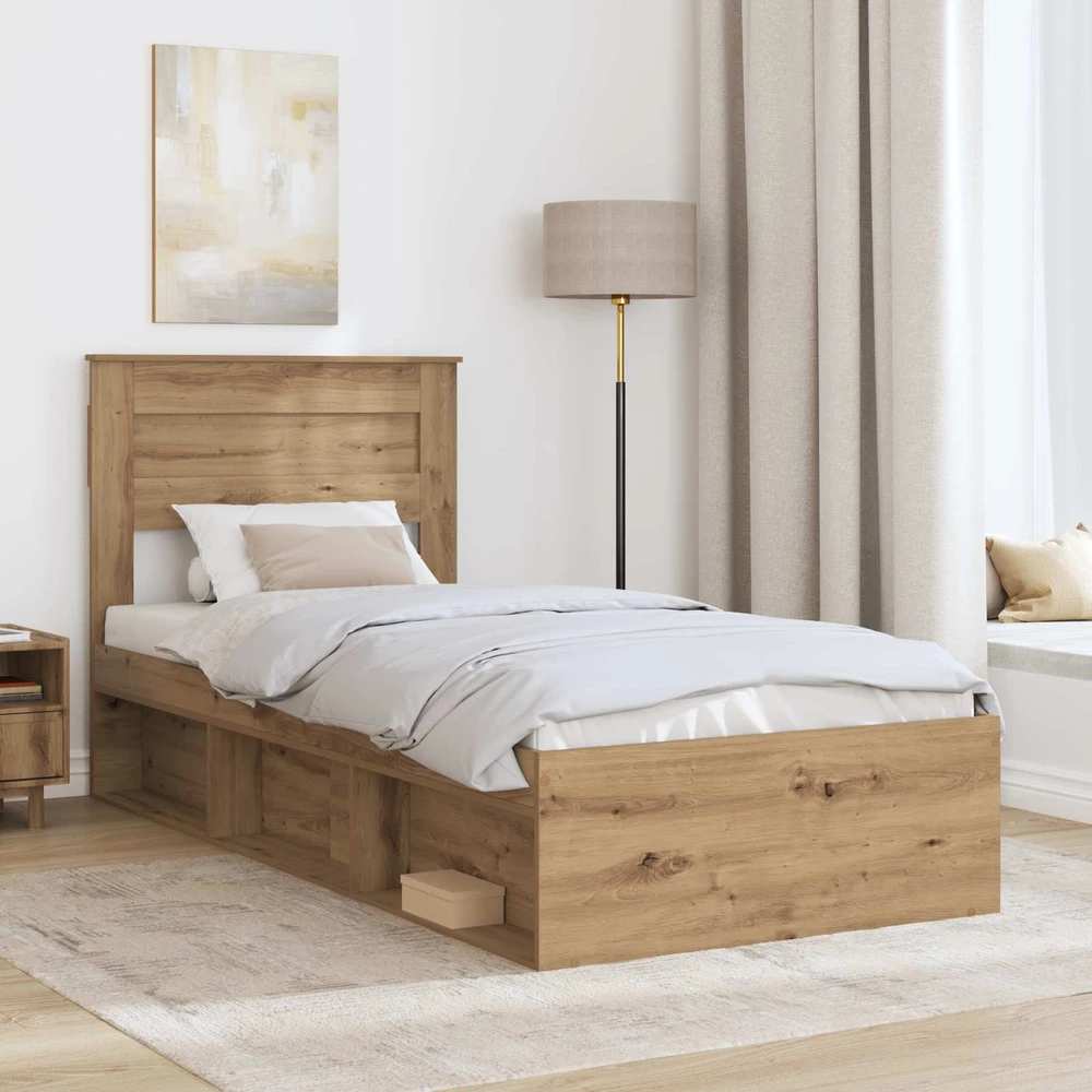 Lova Lovos rėmas Meistrų ąžuolas 100 x 200 cm Kietos pušies mediena