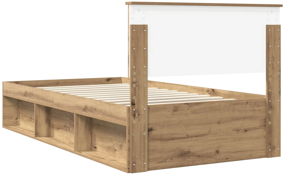 Lova Lovos rėmas Meistrų ąžuolas 100 x 200 cm Kietos pušies mediena