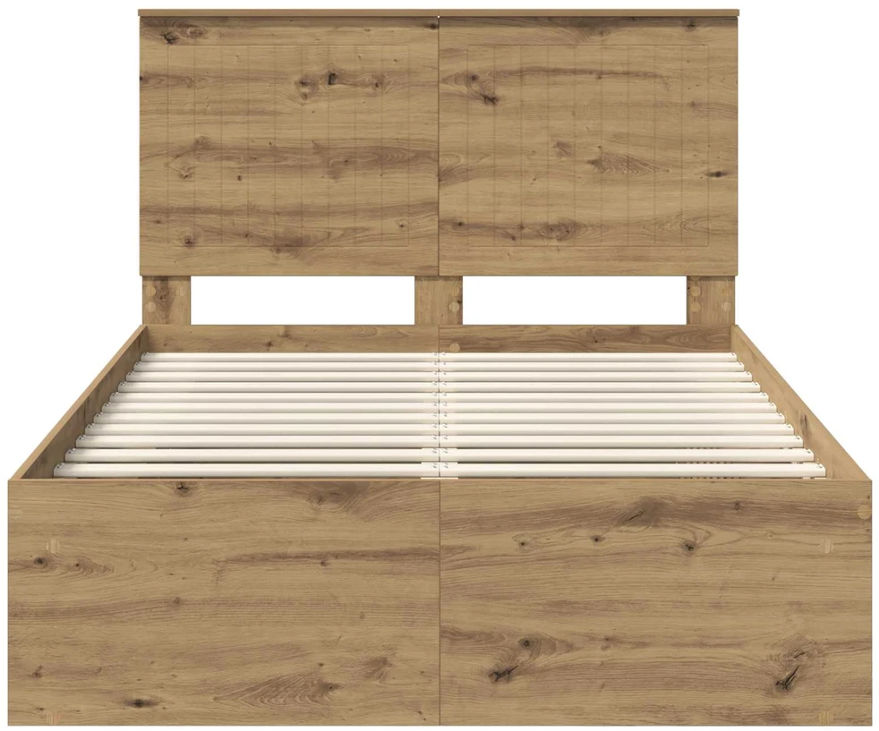 Lova Lovos rėmas Meistrų ąžuolas 120 x 200 cm Kietos pušies mediena
