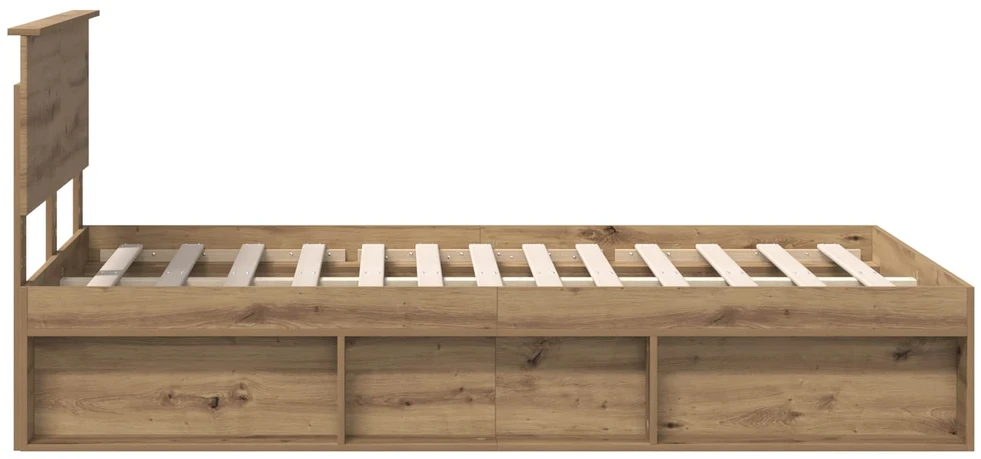 Lova Lovos rėmas Meistrų ąžuolas 120 x 200 cm Kietos pušies mediena