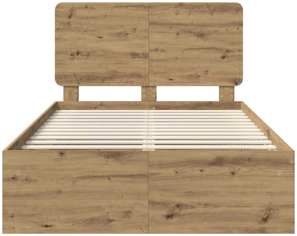 Lova Lovos rėmas Meistrų ąžuolas 120 x 200 cm Kietos pušies mediena