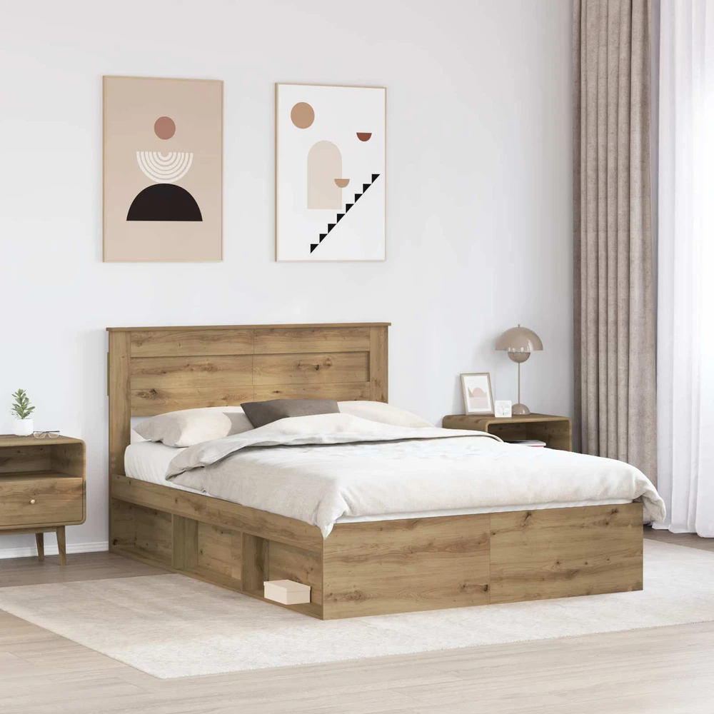 Lovos rėmas Meistrų ąžuolas 140 x 190 cm Kietos pušies mediena