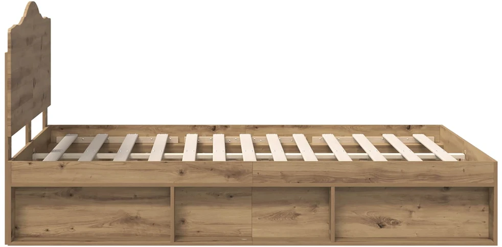 Lovos rėmas Meistrų ąžuolas 140 x 190 cm Kietos pušies mediena