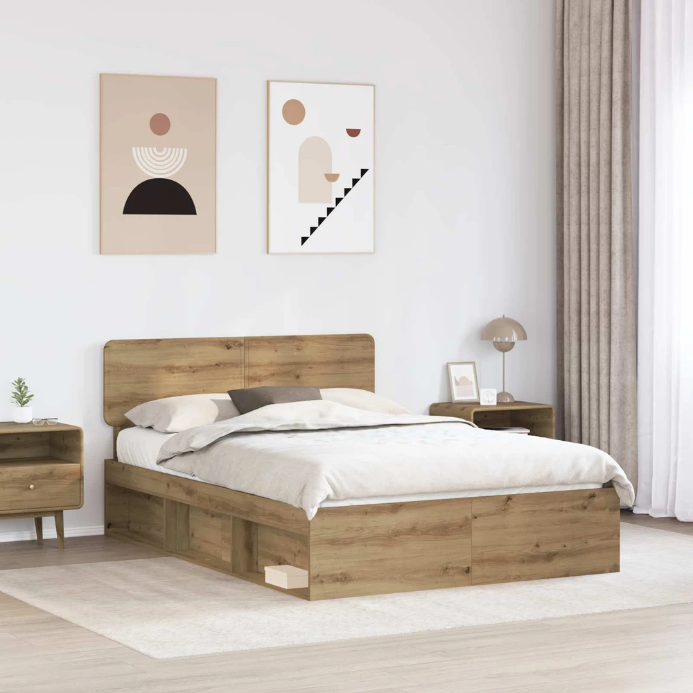 Lovos rėmas Meistrų ąžuolas 140 x 190 cm Kietos pušies mediena
