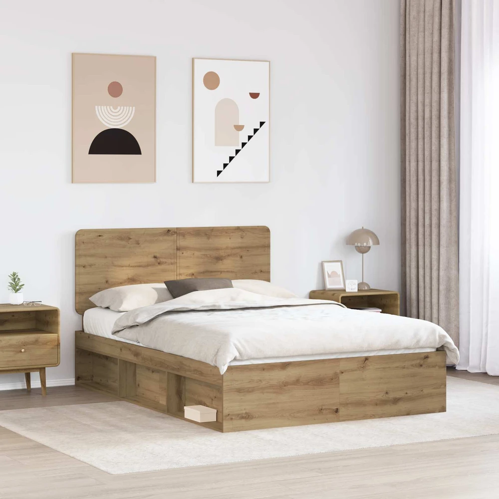 Lovos rėmas Meistrų ąžuolas 140 x 190 cm Kietos pušies mediena