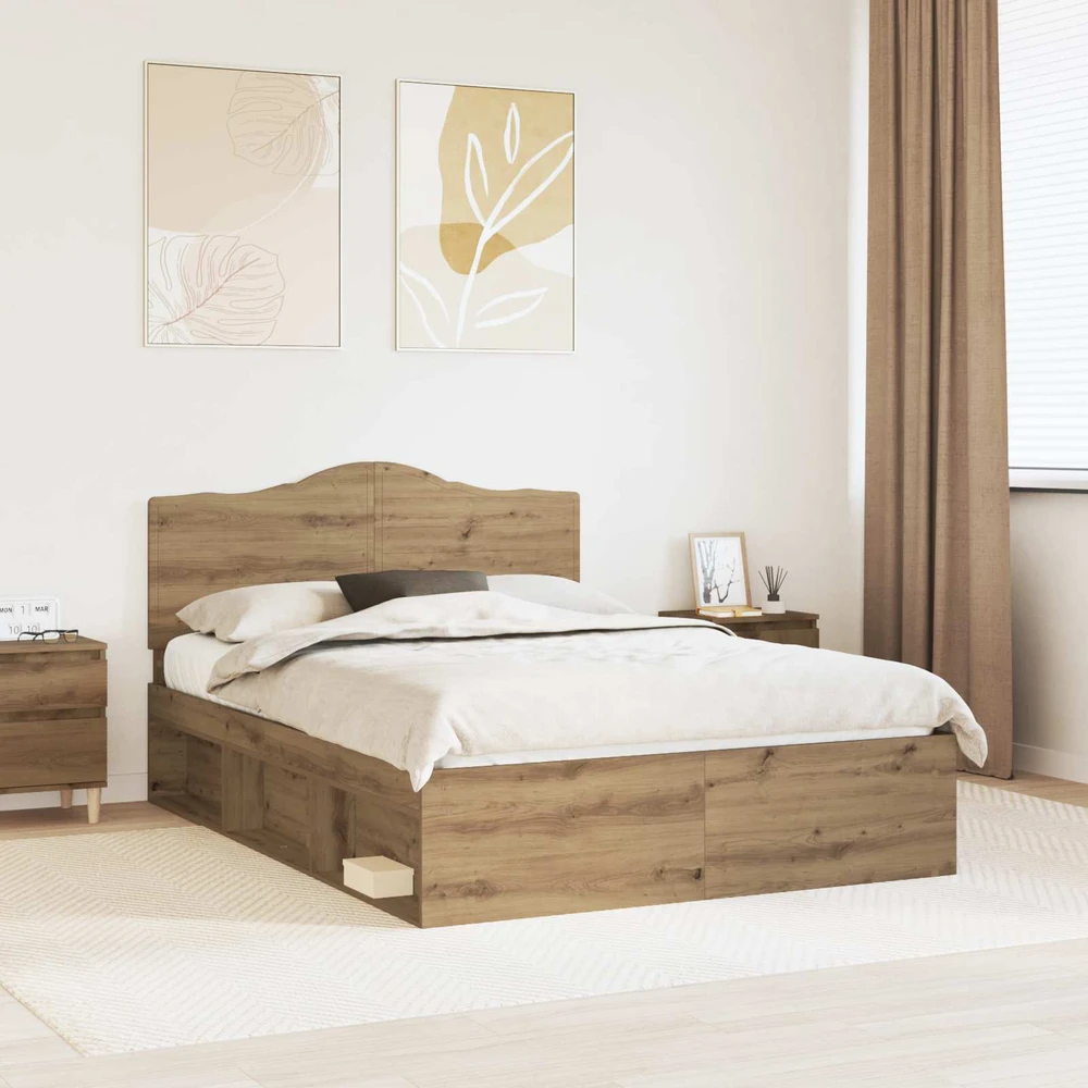 Lovos rėmas Meistrų ąžuolas 150 x 200 cm Kietos pušies mediena