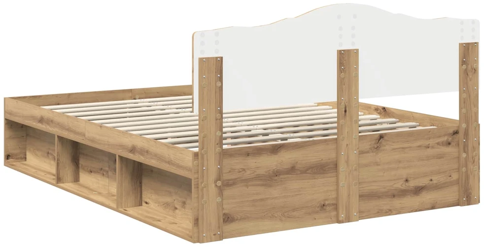 Lovos rėmas Meistrų ąžuolas 150 x 200 cm Kietos pušies mediena