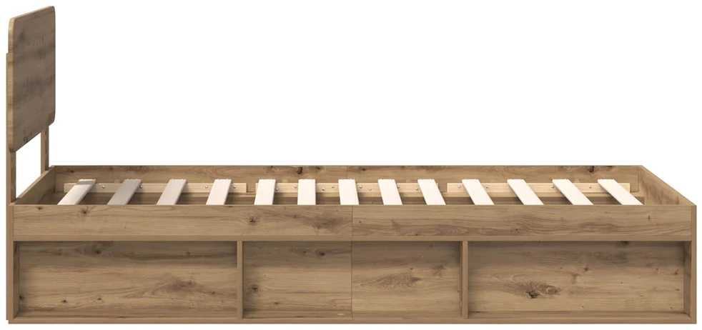 Lova Lovos rėmas Meistrų ąžuolas 75 x 190 cm Kietos pušies mediena