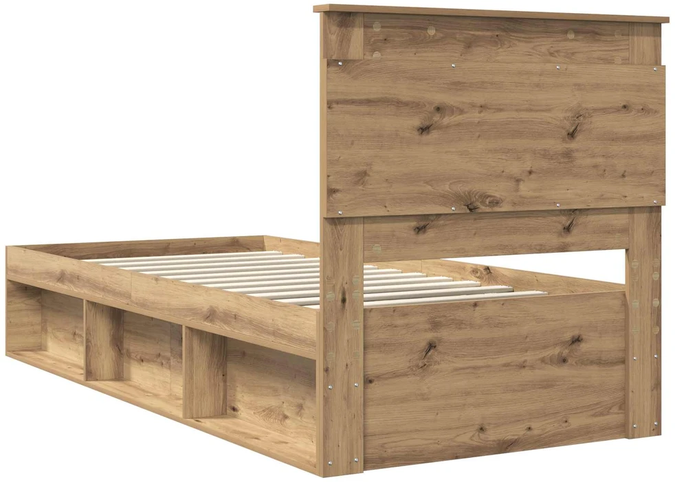 Lova Lovos rėmas Meistrų ąžuolas 75 x 190 cm Kietos pušies mediena