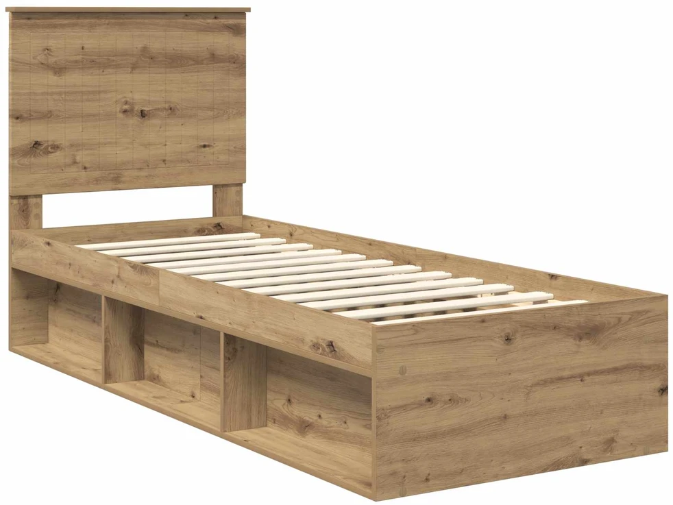 Lova Lovos rėmas Meistrų ąžuolas 75 x 190 cm Kietos pušies mediena