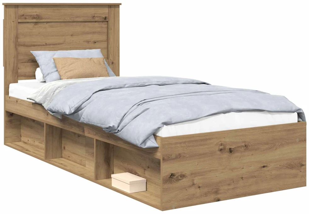 Lova Lovos rėmas Meistrų ąžuolas 75 x 190 cm Kietos pušies mediena