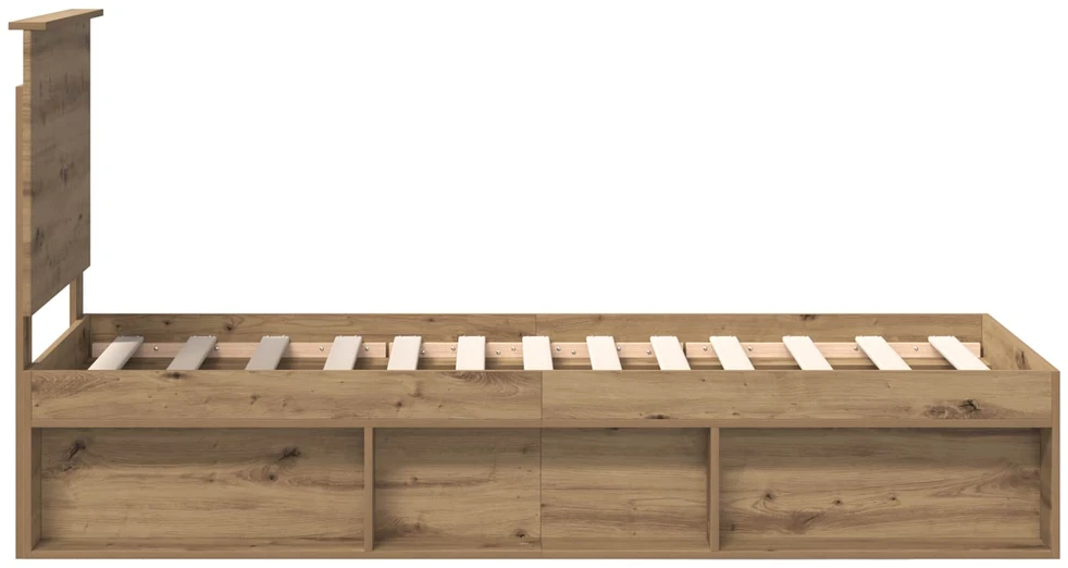 Lova Lovos rėmas Meistrų ąžuolas 75 x 190 cm Kietos pušies mediena