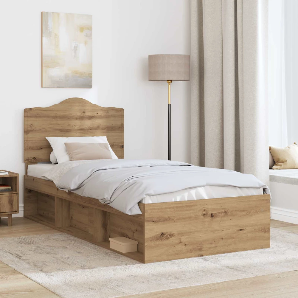 Lova Lovos rėmas Meistrų ąžuolas 75 x 190 cm Kietos pušies mediena